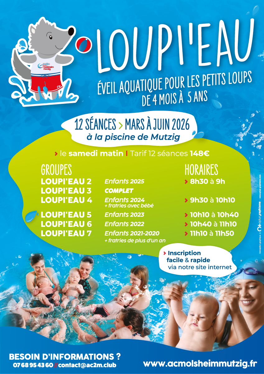Rentrée des Loupi’eau de l’AC2M : samedi 7 mars 2026